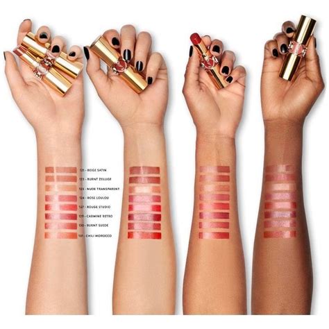 ysl rose volupte shine|YSL volupte shine swatches.